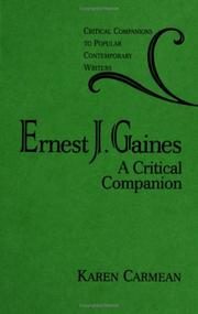 Cover of: Ernest J. Gaines: a critical companion