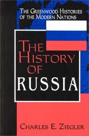 Cover of: The history of Russia by Charles E. Ziegler