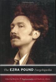 Cover of: The Ezra Pound encyclopedia by edited by Demetres P. Tryphonopoulos and Stephen J. Adams.
