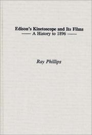 Cover of: Edison's kinetoscope and its films: a history to 1896