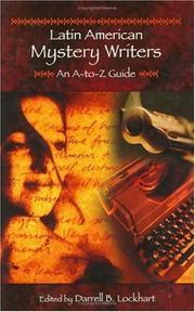 Cover of: Latin American mystery writers by edited by Darrell B. Lockhart.