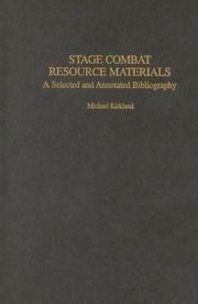 Cover of: Stage Combat Resource Materials by Michael Kirkland