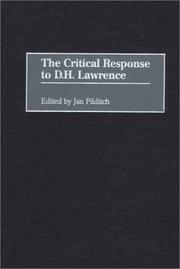 Cover of: The Critical Response to D.H. Lawrence: (Critical Responses in Arts and Letters)