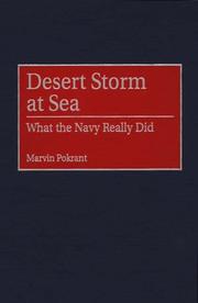 Cover of: Desert Storm at sea by Marvin Pokrant