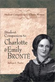 Cover of: Student companion to Charlotte & Emily Brontë