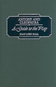 Cover of: Antony and Cleopatra by Joan Lord Hall