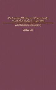 Cover of: Cartoonists, Works, and Characters in the United States through 2005: An International Bibliography (Bibliographies and Indexes in Popular Culture)