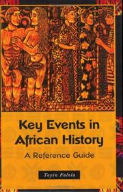 Cover of: Key events in African history by Toyin Falola