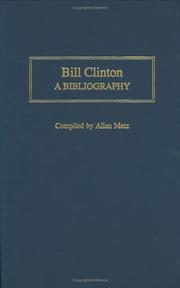 Cover of: Bill Clinton by Allan Metz