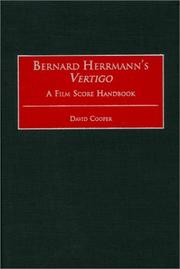 Cover of: Bernard Herrmann's Vertigo by David Cooper (undifferentiated)