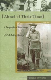 Cover of: Ahead of Their Time by Joyce Duncan