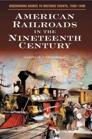 Cover of: American Railroads in the Nineteenth Century (Greenwood Guides to Historic Events 1500-1900)