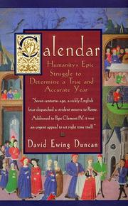 Cover of: Calendar: by David Ewing Duncan