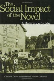 Cover of: The social impact of the novel: a reference guide