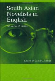 Cover of: South Asian Novelists in English by Jaina C. Sanga