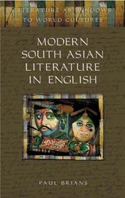 Cover of: Modern South Asian literature in English