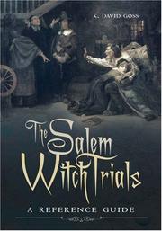 Cover of: The Salem Witch Trials: A Reference Guide