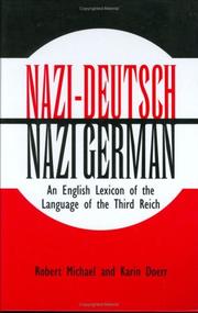 Cover of: Nazi-Deutsch/Nazi-German by Robert Michael