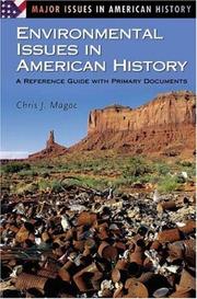 Cover of: Environmental issues in American history: a reference guide with primary documents