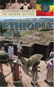 Cover of: The History of Ethiopia (The Greenwood Histories of the Modern Nations) by Saheed A. Adejumobi