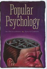 Cover of: Popular Psychology by Luis A. Cordon