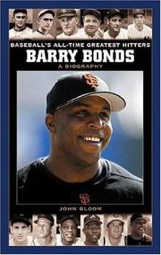 Cover of: Barry Bonds by John Bloom
