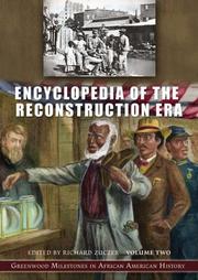 Cover of: Encyclopedia of the Reconstruction Era [Two Volumes] by Richard Zuczek