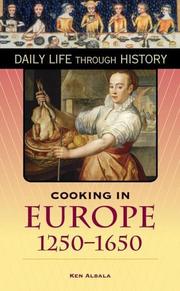 Cover of: Cooking in Europe, 1250-1650 | Ken Albala