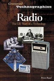 Cover of: Radio: The Life Story of a Technology (Greenwood Technographies)