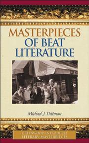 Cover of: Masterpieces of Beat Literature (Greenwood Introduces Literary Masterpieces) by Michael J. Dittman