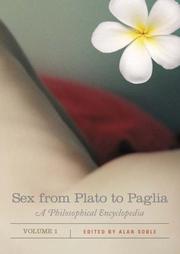 Cover of: Sex from Plato to Paglia by Alan Soble, Alan Soble