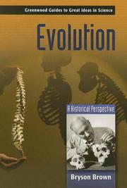 Cover of: Evolution: A Historical Perspective (Greenwood Guides to Great Ideas in Science)