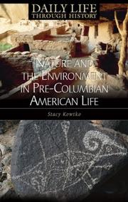 Cover of: Nature and the Environment in Pre-Columbian American Life