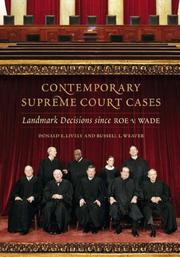 Cover of: Contemporary Supreme Court Cases: Landmark Decisions Since Roe v. Wade