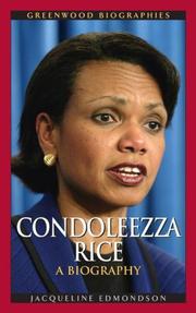 Cover of: Condoleezza Rice: A Biography (Greenwood Biographies)