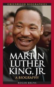 Cover of: Martin Luther King, Jr.: A Biography (Greenwood Biographies)
