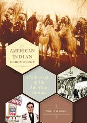 Cover of: American Indian Chronology by Phillip M. White