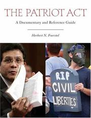 Cover of: The Patriot Act by Herbert N. Foerstel