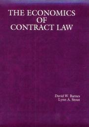 Cover of: The economics of contract law