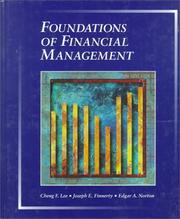 Cover of: Foundations of financial management by Cheng F. Lee