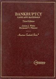 Cover of: Cases and materials on bankruptcy