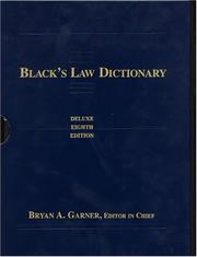 Cover of: Black's Law Dictionary