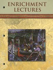 Cover of: Enrichment Lectures to Accompany West's World History Textbooks by Jackson J. Spielvogel