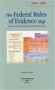 Cover of: The Evidence Map 2004-2005 (Map) | David L. Faigman