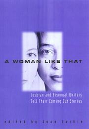 Cover of: A woman like that by edited by Joan Larkin.