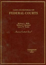 Cover of: Cases and Materials on Federal Courts