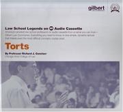 Cover of: Law School Legends Torts