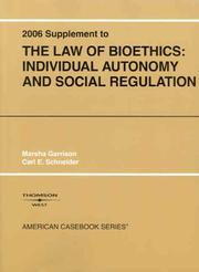 The Law of Bioethics