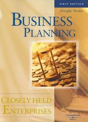 Business planning by Dwight Drake