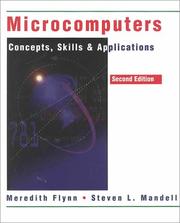 Cover of: MicroComputers, Concepts, Skills, and Applications, Second Edition